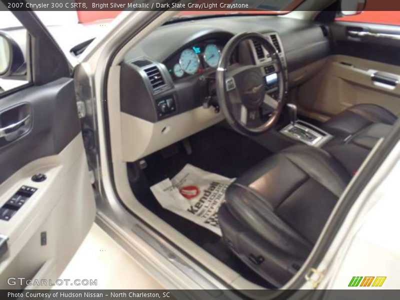 Bright Silver Metallic / Dark Slate Gray/Light Graystone 2007 Chrysler 300 C SRT8