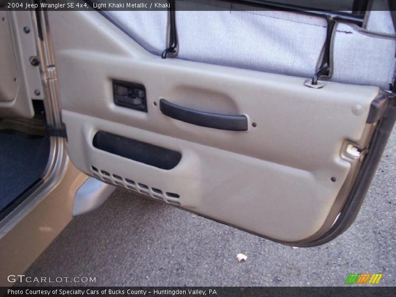 Light Khaki Metallic / Khaki 2004 Jeep Wrangler SE 4x4