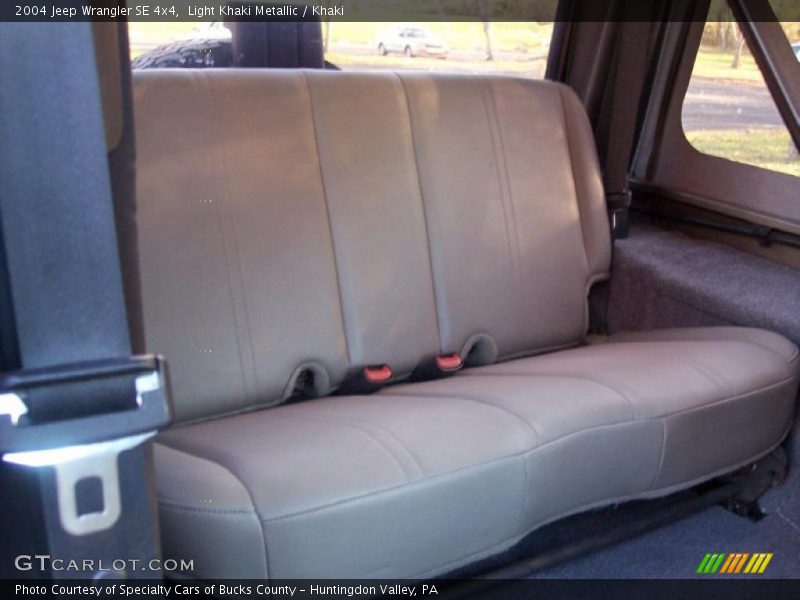  2004 Wrangler SE 4x4 Khaki Interior