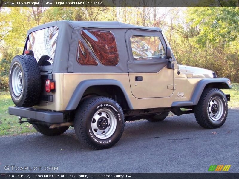 Light Khaki Metallic / Khaki 2004 Jeep Wrangler SE 4x4