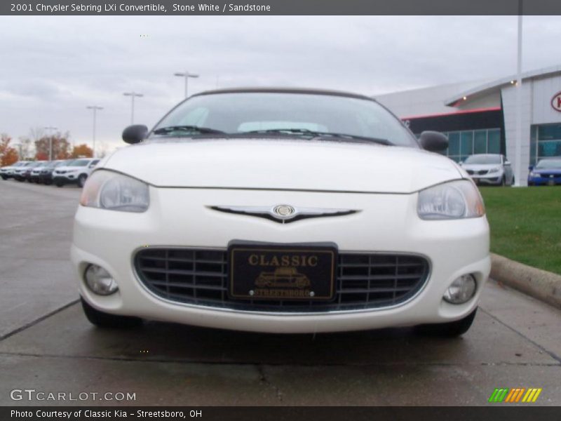 Stone White / Sandstone 2001 Chrysler Sebring LXi Convertible