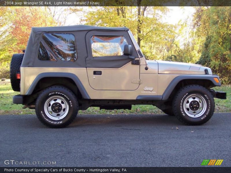 Light Khaki Metallic / Khaki 2004 Jeep Wrangler SE 4x4