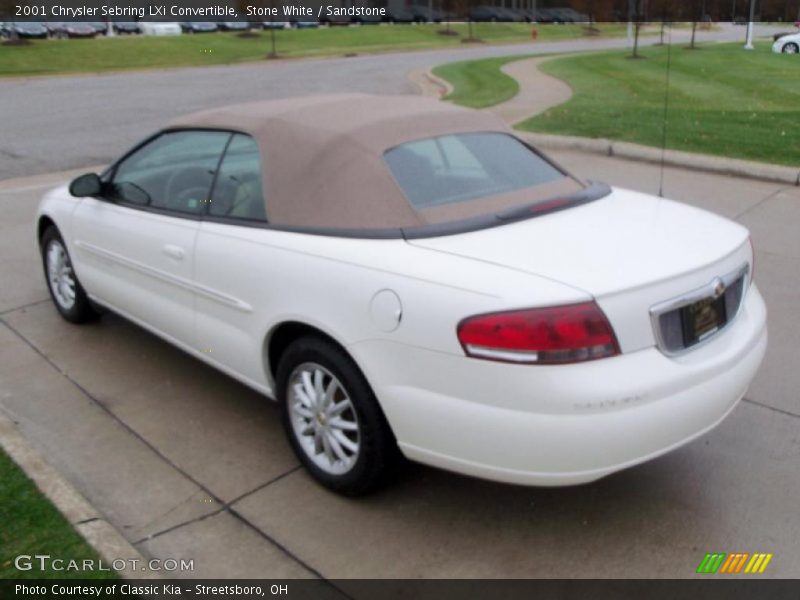 Stone White / Sandstone 2001 Chrysler Sebring LXi Convertible