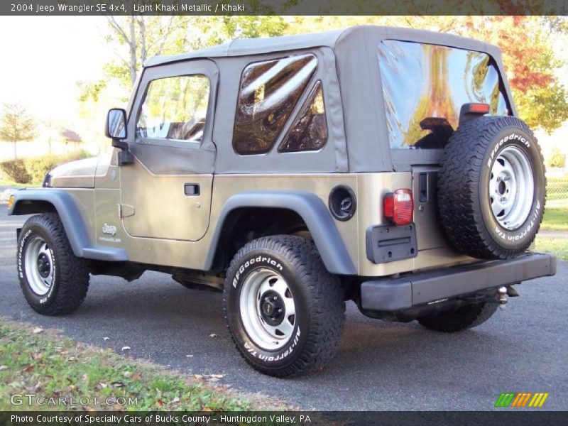 Light Khaki Metallic / Khaki 2004 Jeep Wrangler SE 4x4