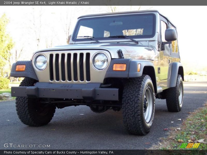 Light Khaki Metallic / Khaki 2004 Jeep Wrangler SE 4x4