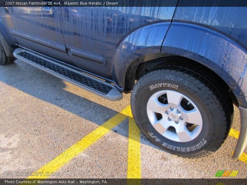 Majestic Blue Metallic / Desert 2007 Nissan Pathfinder SE 4x4