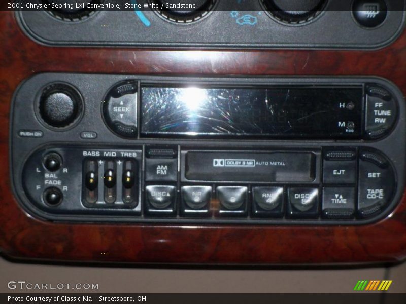 Controls of 2001 Sebring LXi Convertible