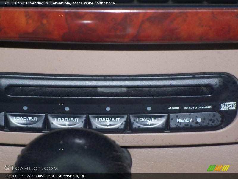 Stone White / Sandstone 2001 Chrysler Sebring LXi Convertible