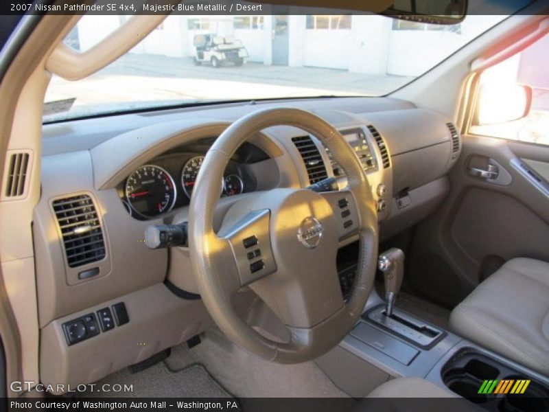 Majestic Blue Metallic / Desert 2007 Nissan Pathfinder SE 4x4