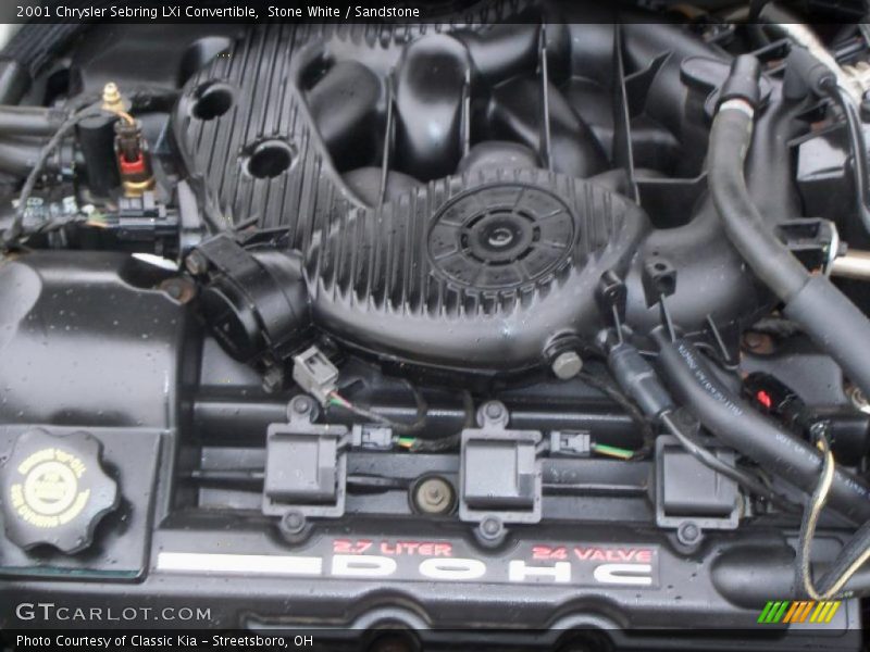  2001 Sebring LXi Convertible Engine - 2.7 Liter DOHC 24-Valve V6