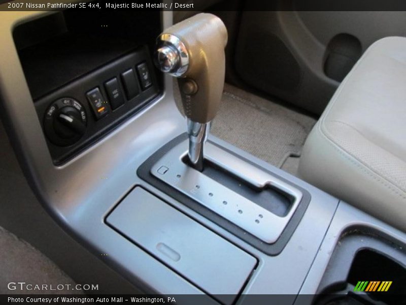 Majestic Blue Metallic / Desert 2007 Nissan Pathfinder SE 4x4