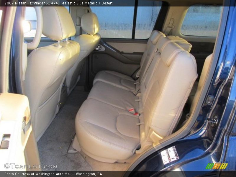 Majestic Blue Metallic / Desert 2007 Nissan Pathfinder SE 4x4