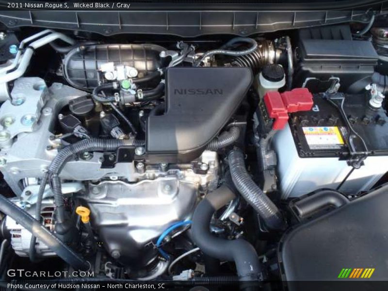 Wicked Black / Gray 2011 Nissan Rogue S
