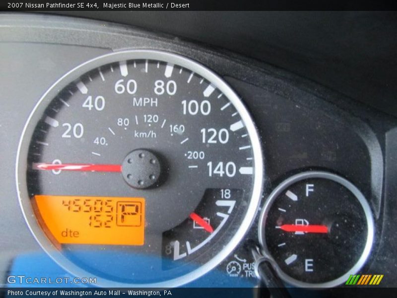 Majestic Blue Metallic / Desert 2007 Nissan Pathfinder SE 4x4