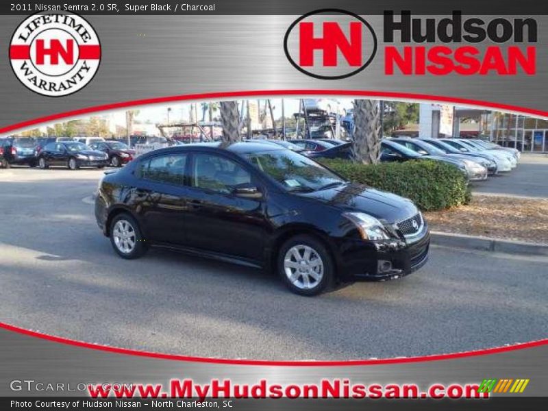 Super Black / Charcoal 2011 Nissan Sentra 2.0 SR