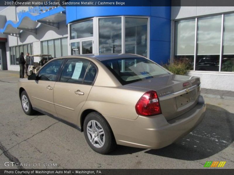 Sandstone Metallic / Cashmere Beige 2007 Chevrolet Malibu LS Sedan