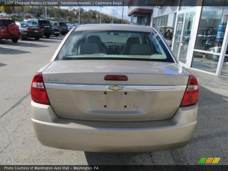 Sandstone Metallic / Cashmere Beige 2007 Chevrolet Malibu LS Sedan