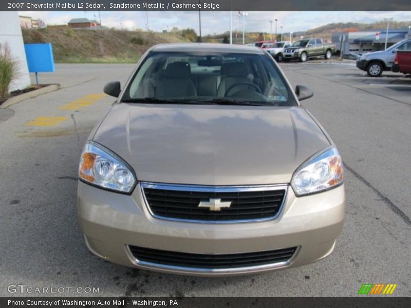 Sandstone Metallic / Cashmere Beige 2007 Chevrolet Malibu LS Sedan