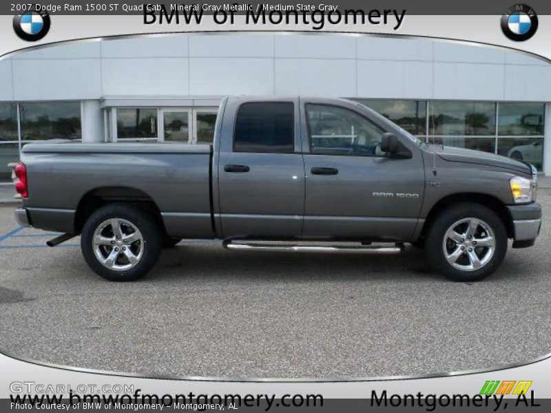 Mineral Gray Metallic / Medium Slate Gray 2007 Dodge Ram 1500 ST Quad Cab