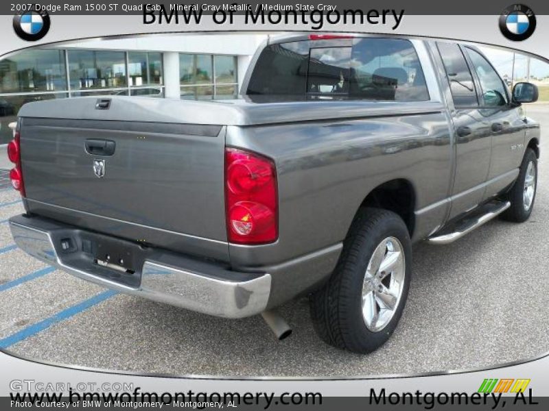 Mineral Gray Metallic / Medium Slate Gray 2007 Dodge Ram 1500 ST Quad Cab