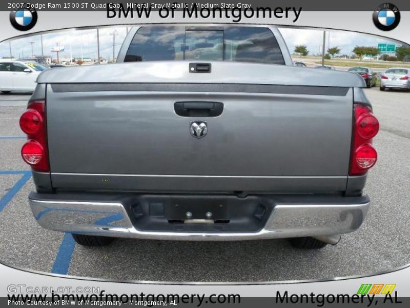 Mineral Gray Metallic / Medium Slate Gray 2007 Dodge Ram 1500 ST Quad Cab