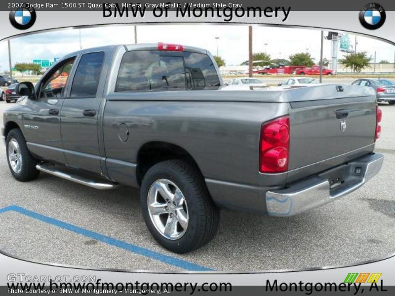 Mineral Gray Metallic / Medium Slate Gray 2007 Dodge Ram 1500 ST Quad Cab