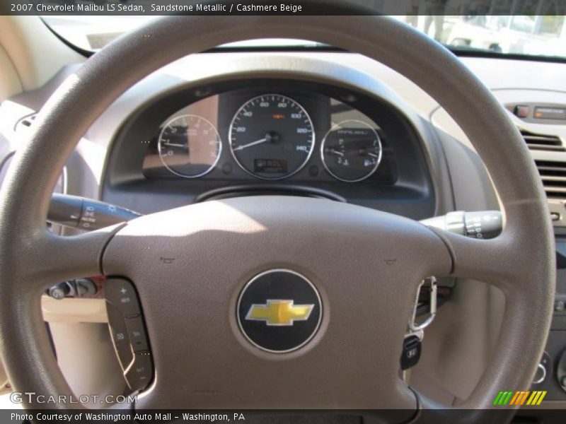 Sandstone Metallic / Cashmere Beige 2007 Chevrolet Malibu LS Sedan