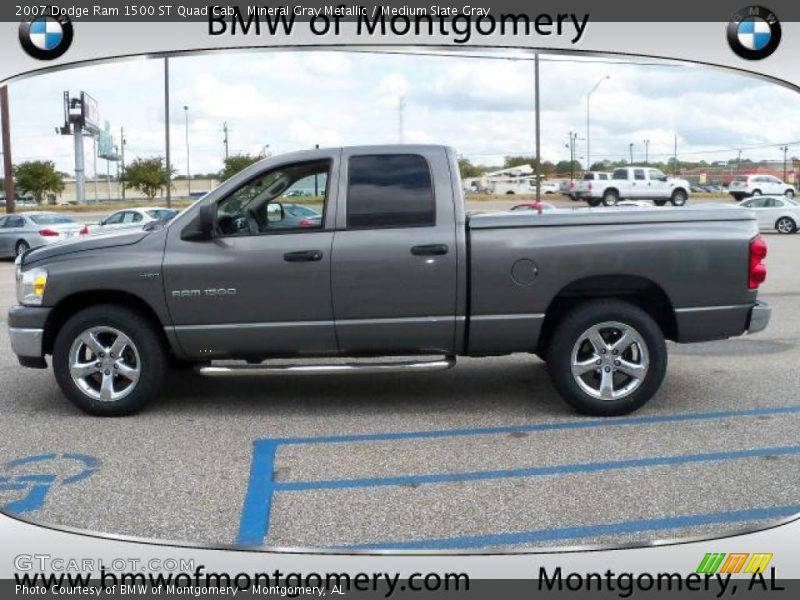 Mineral Gray Metallic / Medium Slate Gray 2007 Dodge Ram 1500 ST Quad Cab