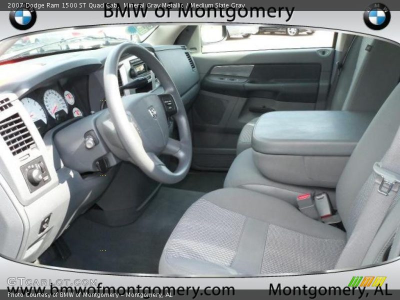 Mineral Gray Metallic / Medium Slate Gray 2007 Dodge Ram 1500 ST Quad Cab