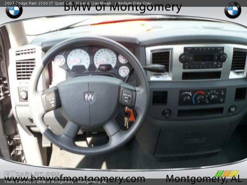 Mineral Gray Metallic / Medium Slate Gray 2007 Dodge Ram 1500 ST Quad Cab
