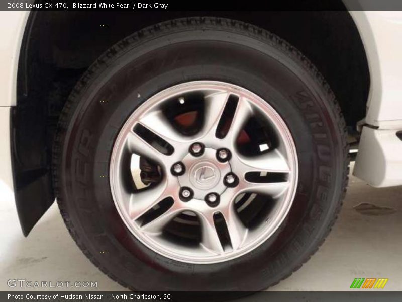 Blizzard White Pearl / Dark Gray 2008 Lexus GX 470