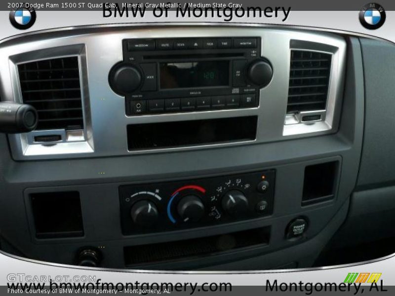 Mineral Gray Metallic / Medium Slate Gray 2007 Dodge Ram 1500 ST Quad Cab