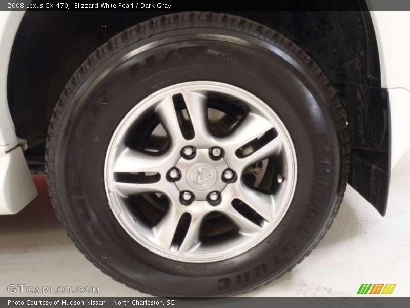 Blizzard White Pearl / Dark Gray 2008 Lexus GX 470
