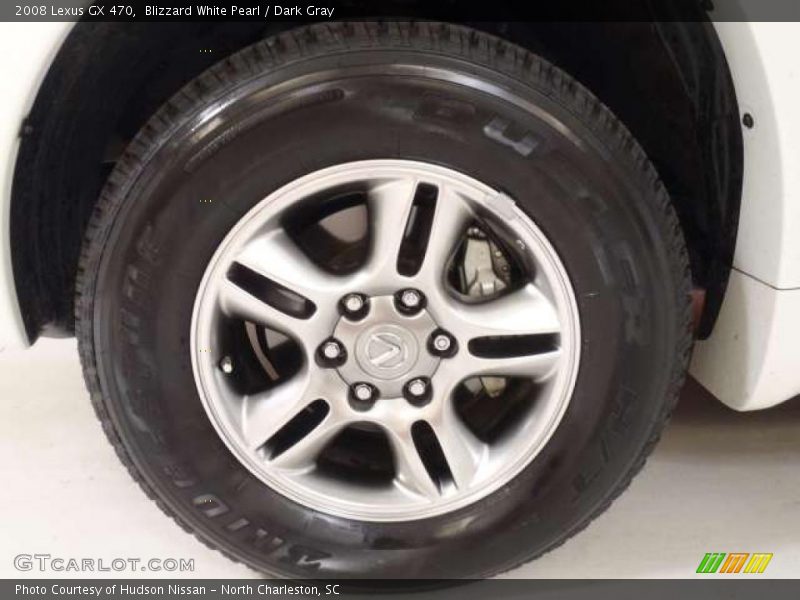 Blizzard White Pearl / Dark Gray 2008 Lexus GX 470