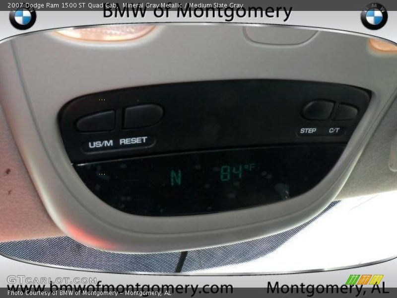 Mineral Gray Metallic / Medium Slate Gray 2007 Dodge Ram 1500 ST Quad Cab