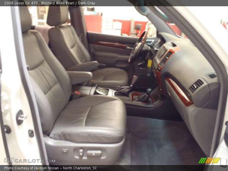 Blizzard White Pearl / Dark Gray 2008 Lexus GX 470
