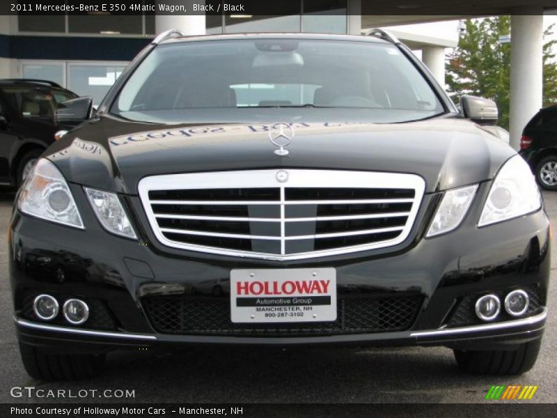 Black / Black 2011 Mercedes-Benz E 350 4Matic Wagon