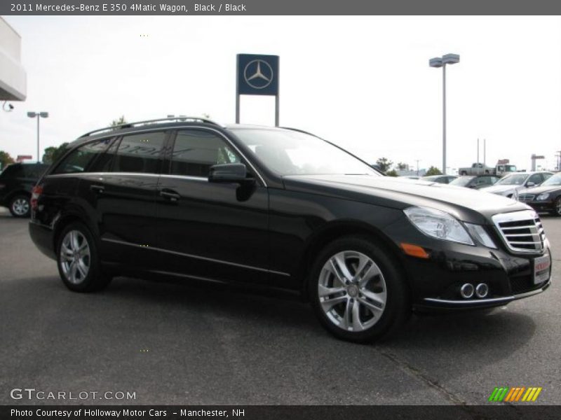 Black / Black 2011 Mercedes-Benz E 350 4Matic Wagon