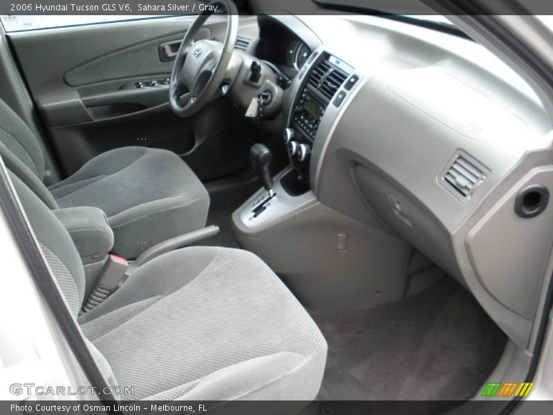 Sahara Silver / Gray 2006 Hyundai Tucson GLS V6