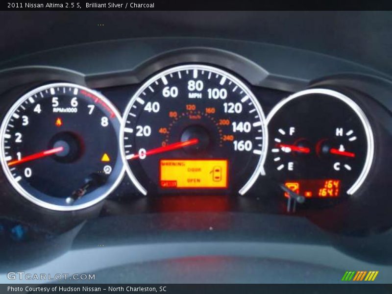 Brilliant Silver / Charcoal 2011 Nissan Altima 2.5 S