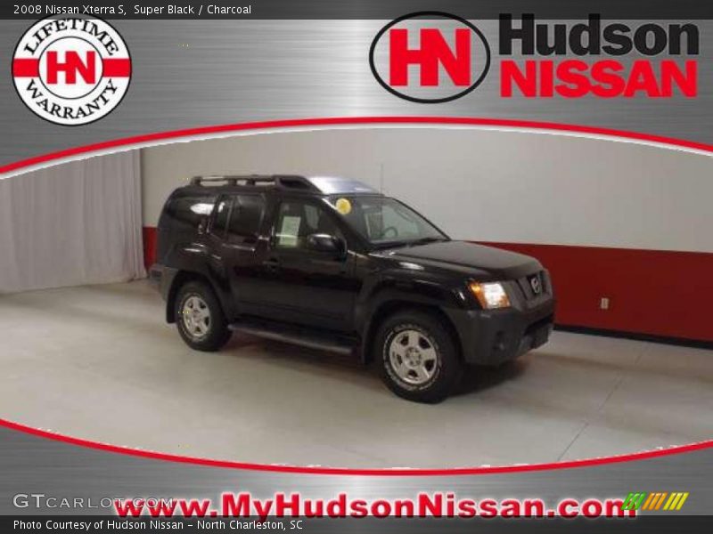 Super Black / Charcoal 2008 Nissan Xterra S