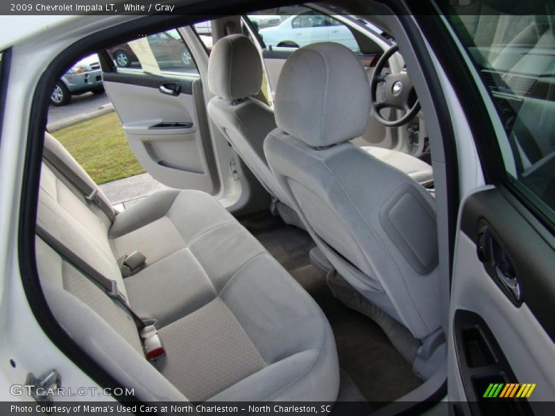 White / Gray 2009 Chevrolet Impala LT
