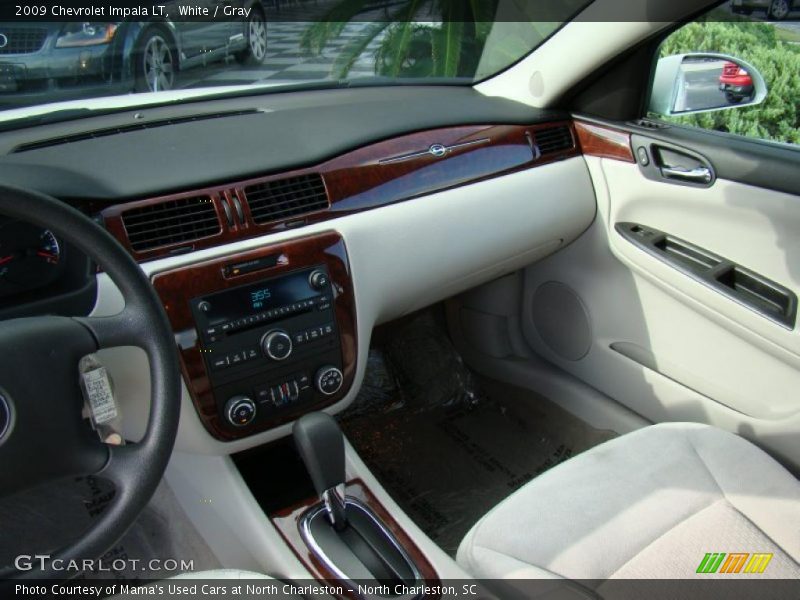 White / Gray 2009 Chevrolet Impala LT