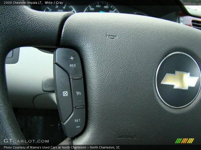 White / Gray 2009 Chevrolet Impala LT