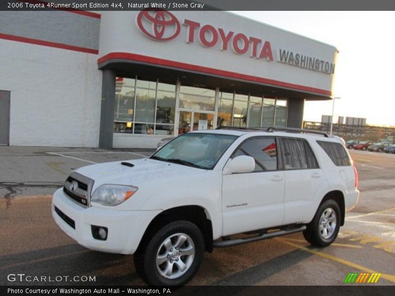 Natural White / Stone Gray 2006 Toyota 4Runner Sport Edition 4x4