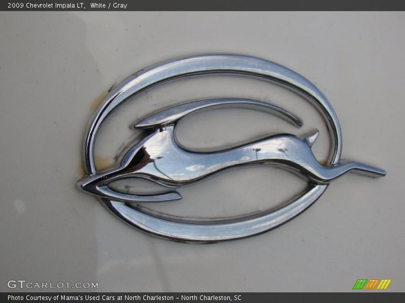 White / Gray 2009 Chevrolet Impala LT
