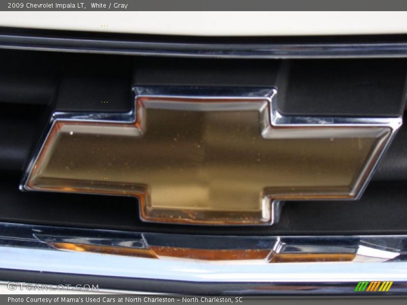 White / Gray 2009 Chevrolet Impala LT
