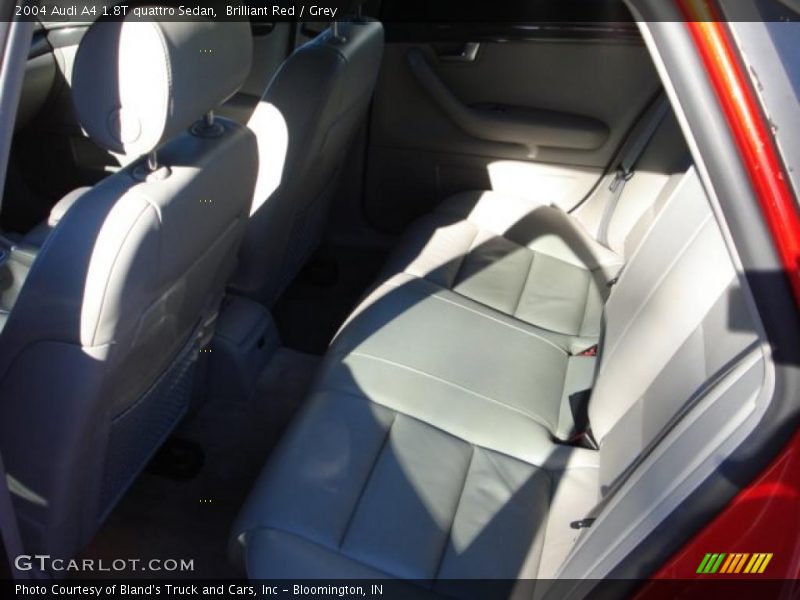 Brilliant Red / Grey 2004 Audi A4 1.8T quattro Sedan