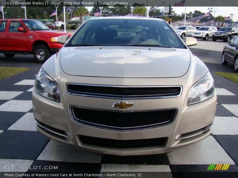 Gold Mist Metallic / Cocoa/Cashmere 2010 Chevrolet Malibu LT Sedan