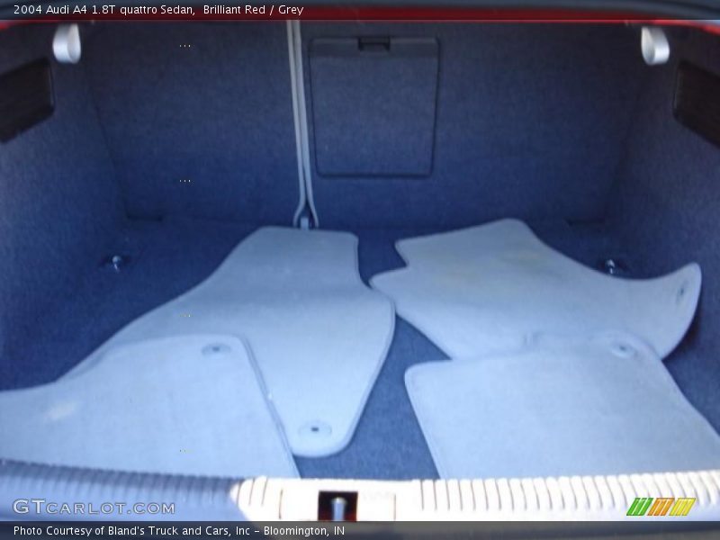 Brilliant Red / Grey 2004 Audi A4 1.8T quattro Sedan